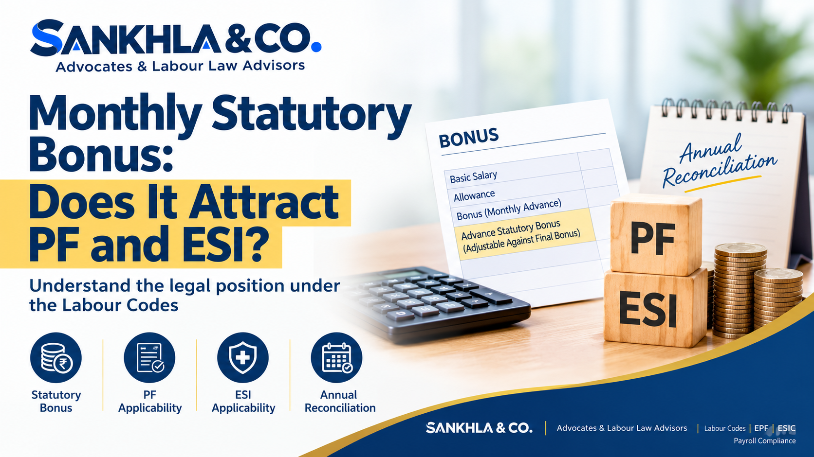 Monthly Statutory Bonus: Does It Attract PF and ESI Contributions?